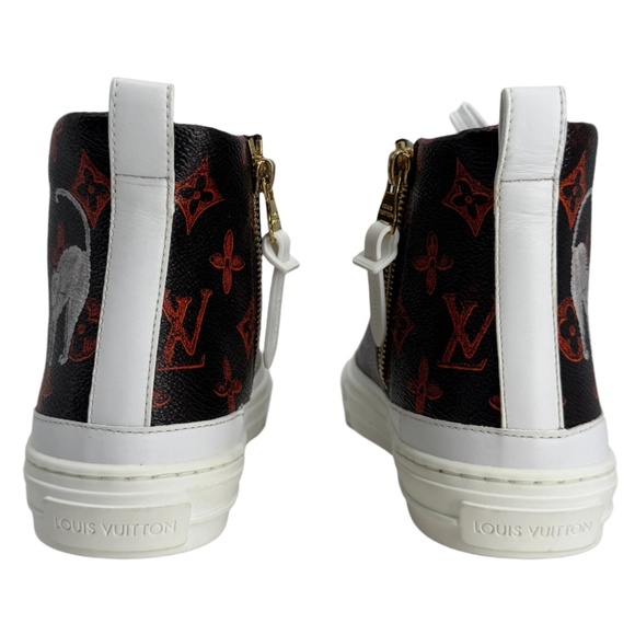 Louis Vuitton Catogram Stellar Sneaker Boots – Marron Monogram Canvas  Cat/Dog - Picture 6 of 7